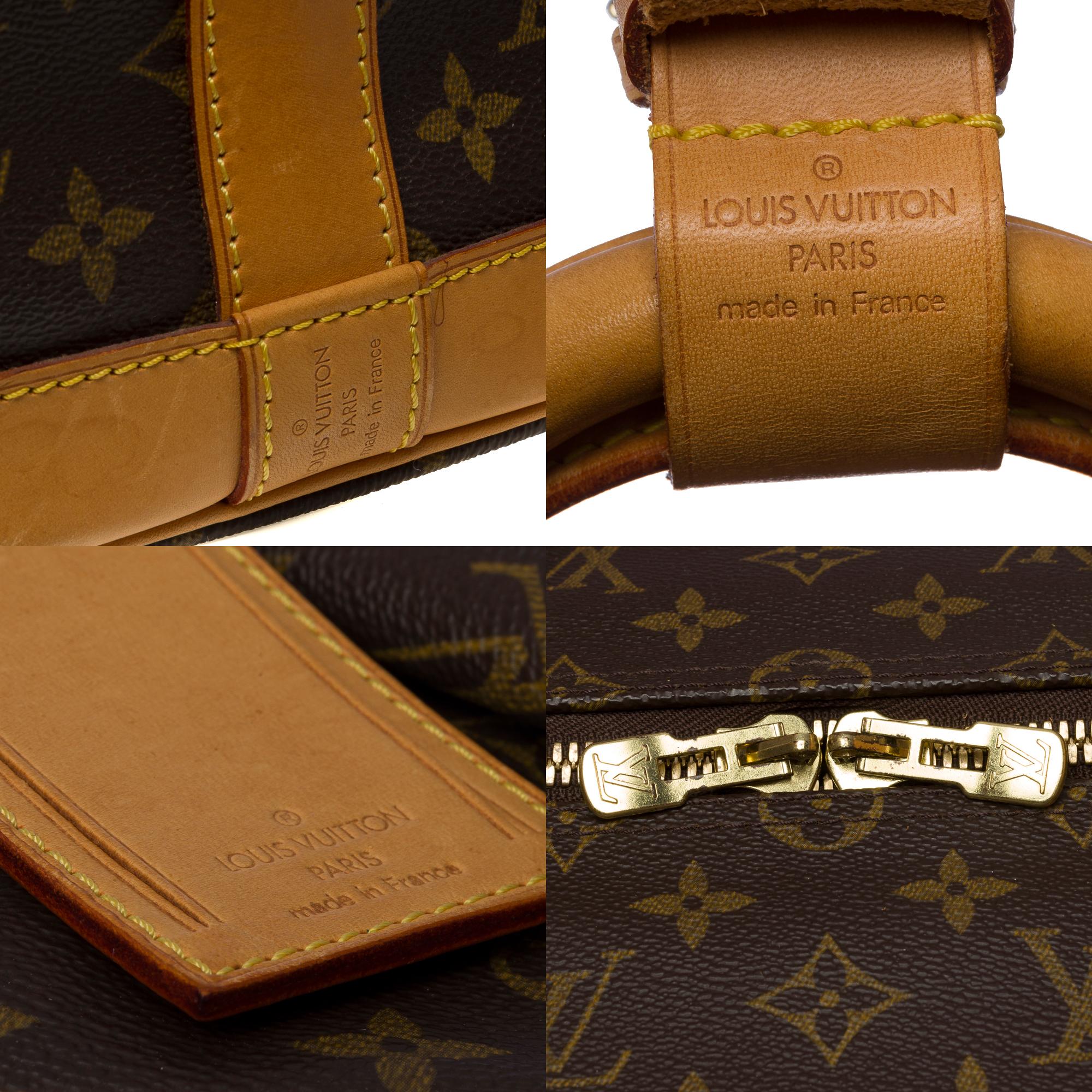 Women's or Men's Rare Louis Vuitton Cruiser 45 Travel bag in brown Monogram canvas, GHW