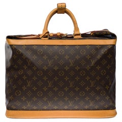 Rare Louis Vuitton Cruiser 45 Travel bag in brown Monogram canvas, GHW