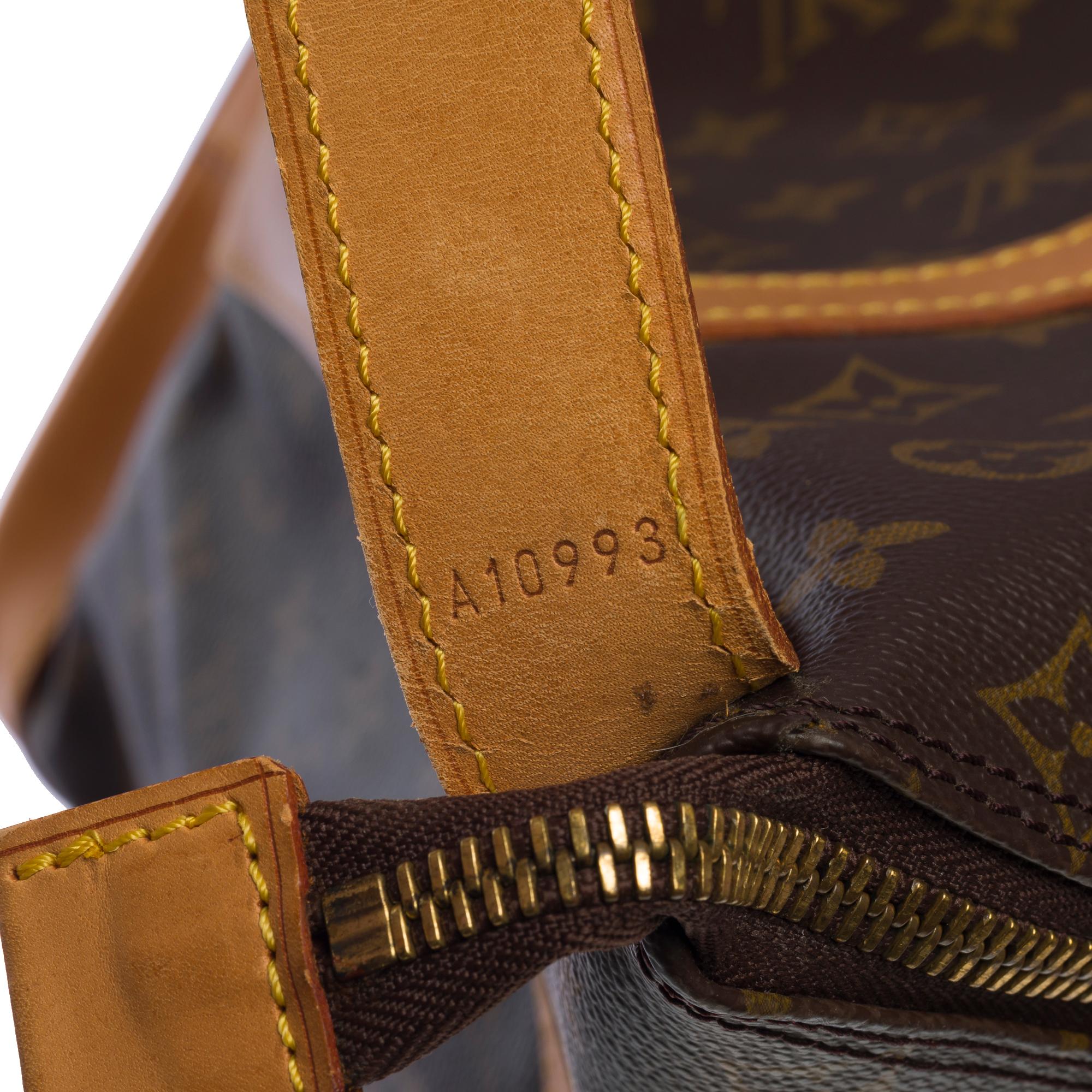 Rare Louis Vuitton Cruiser 50 Travel bag in brown Monogram canvas, GHW 2