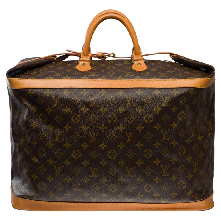 Louis Vuitton Cruiser 50 Travel Bag in Brown Monogram Canvas and