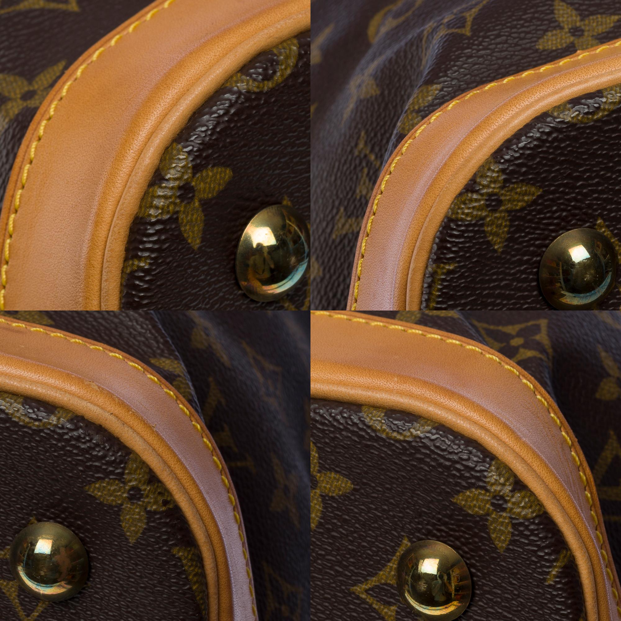 Rare Louis Vuitton Cruiser Travel bag in brown Monogram canvas, gold hardware 6