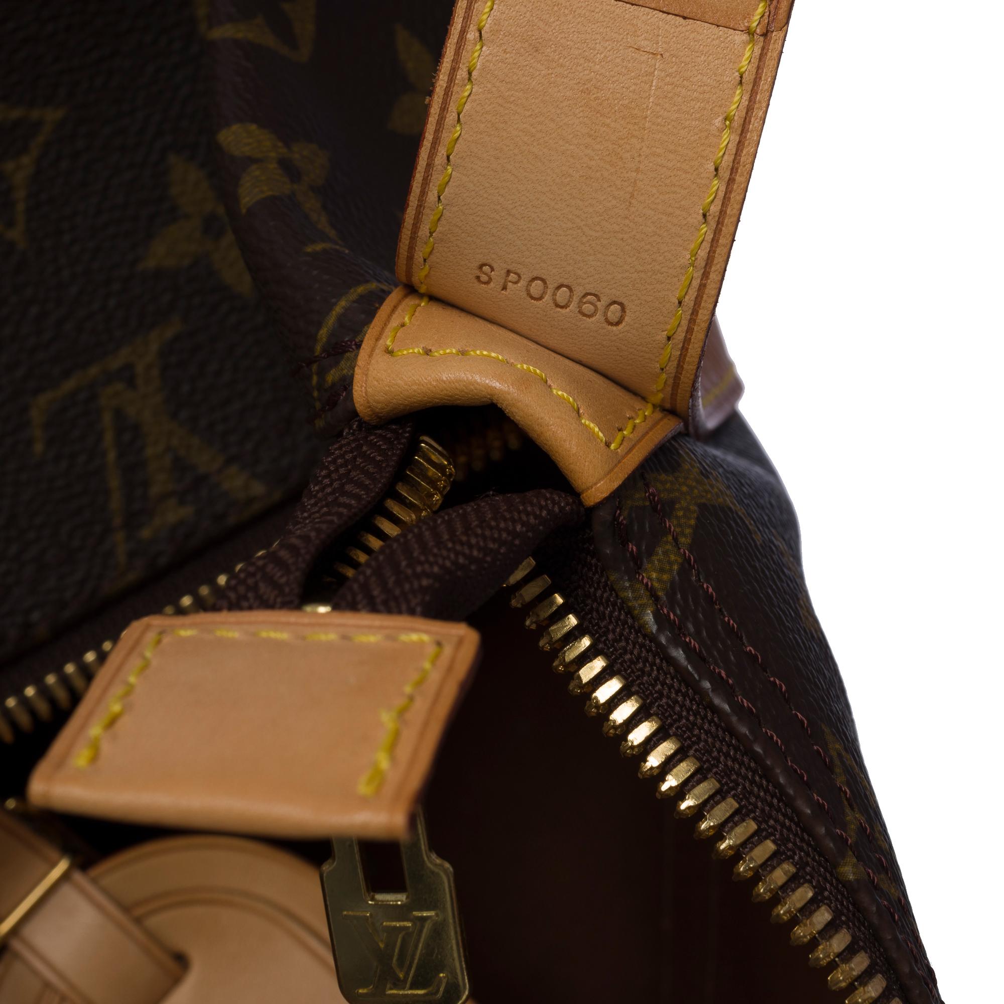 Rare Louis Vuitton Cruiser Travel bag in brown Monogram canvas, gold hardware 2