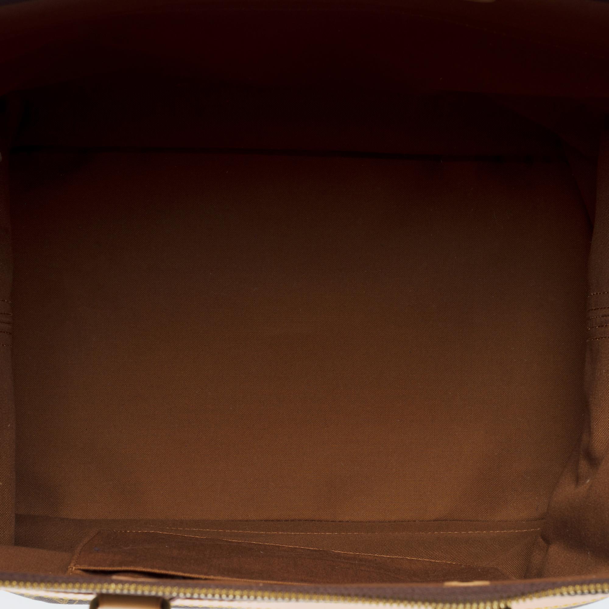 Rare Louis Vuitton Cruiser Travel bag in brown Monogram canvas, gold hardware 3