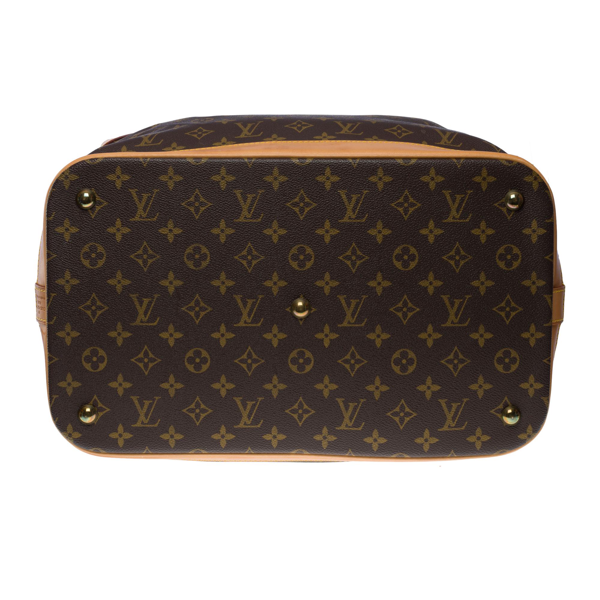 Rare Louis Vuitton Cruiser Travel bag in brown Monogram canvas, gold hardware 5