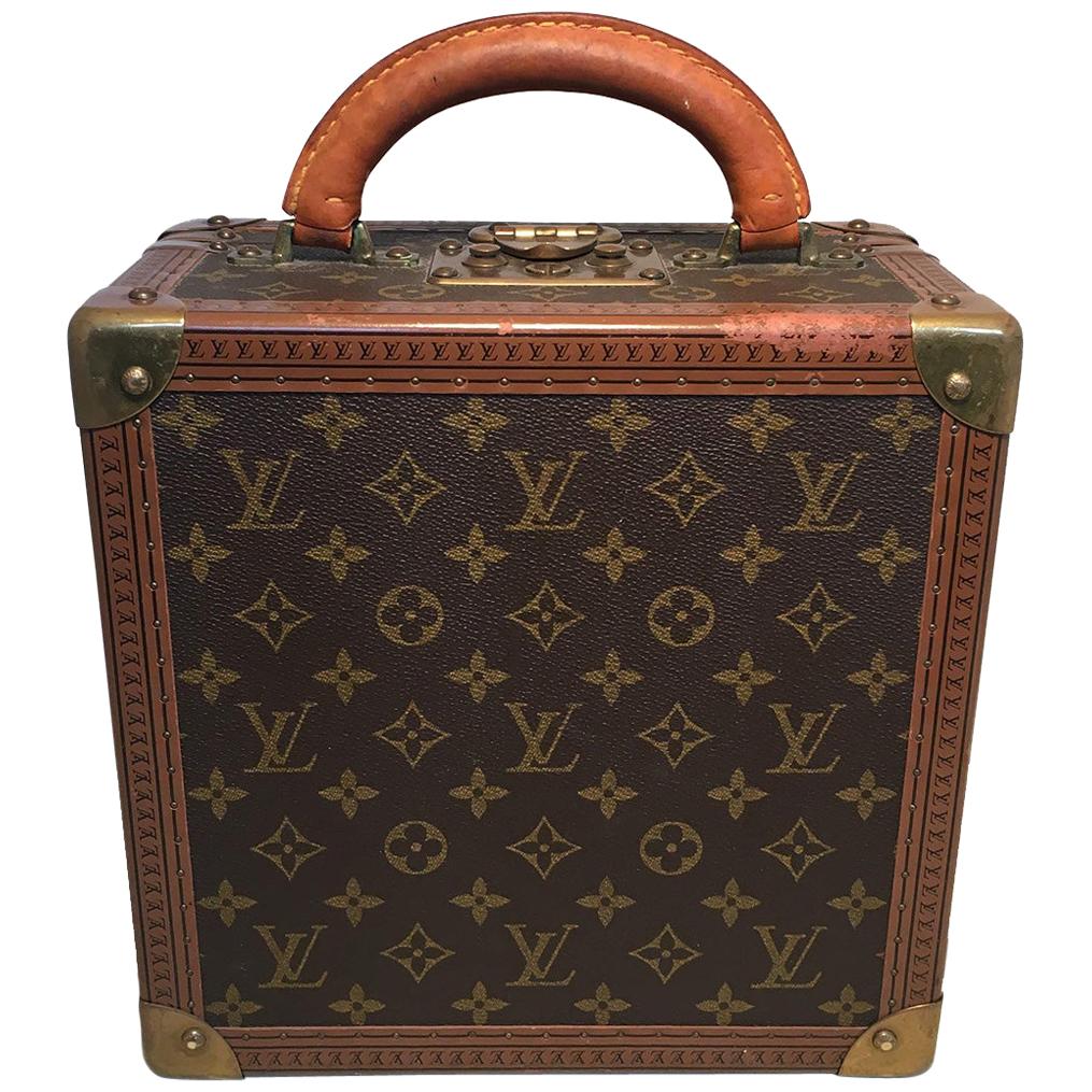 RARE Louis Vuitton Custom Monogram Square Travel Jewelry