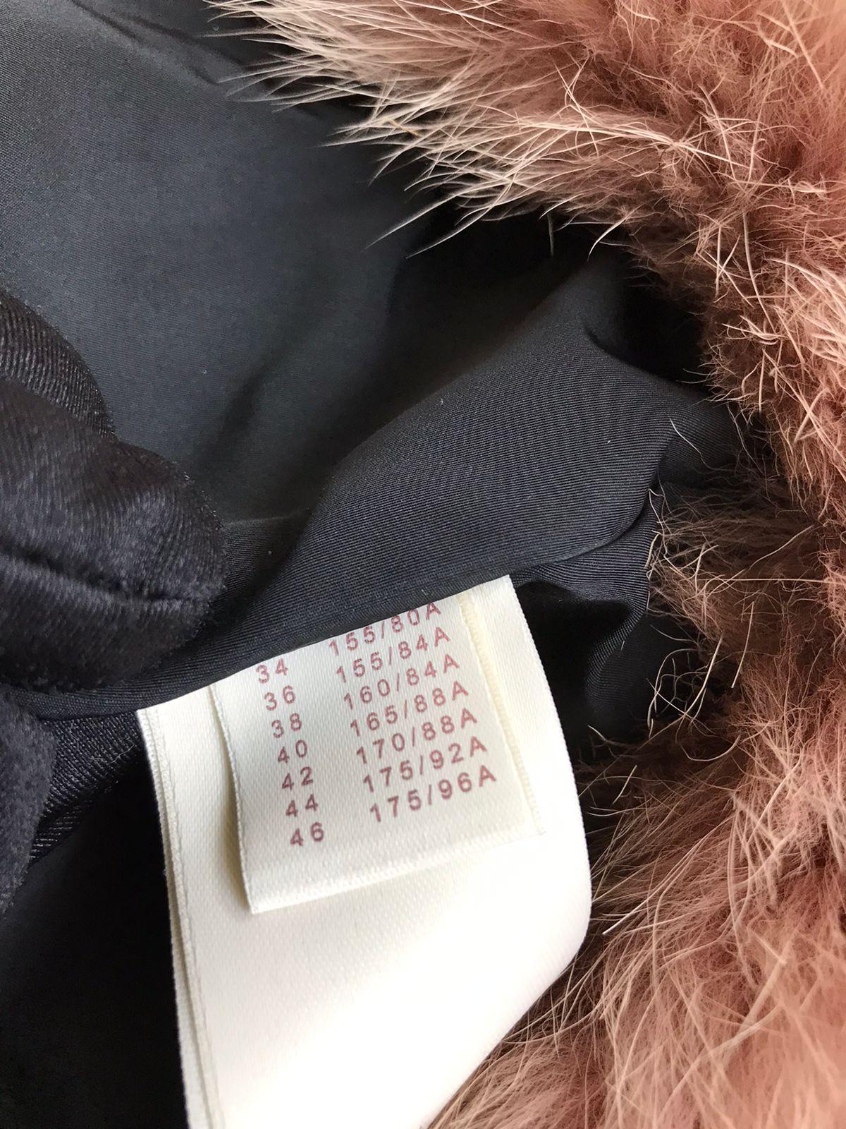 Rare Louis Vuitton Dirty Pink Fox Fur Bolero Jacket In Excellent Condition In Jakarta, Daerah Khusus Ibukota Jakarta