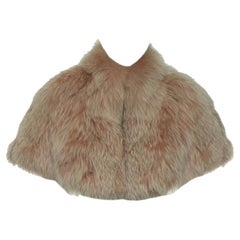 Rare Louis Vuitton Dirty Pink Fox Fur Bolero Jacket