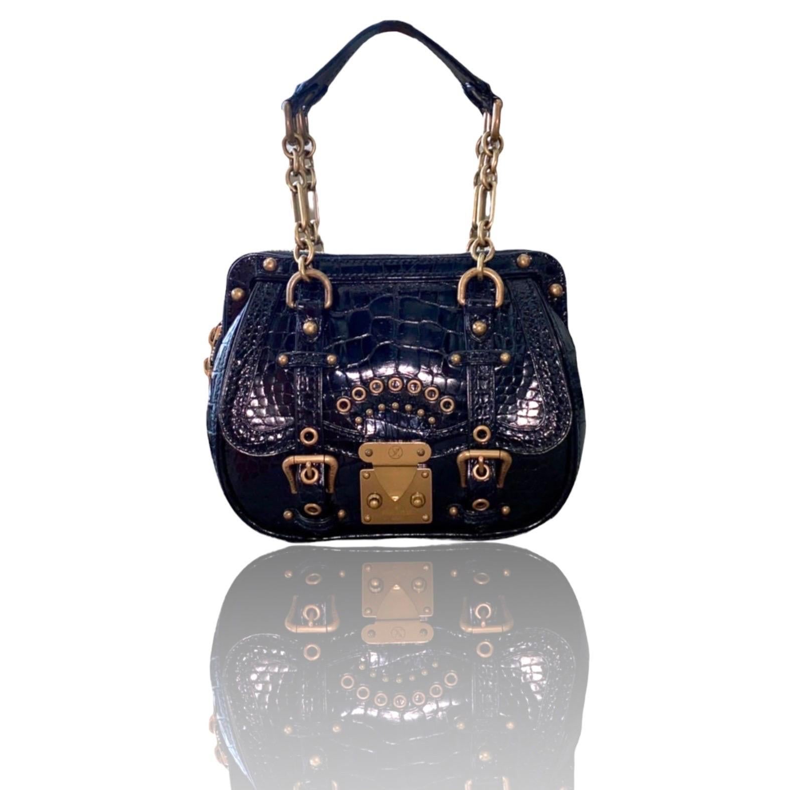 LOUIS VUITTON Limited Edition Charms Velvet Chains Mini Linda Bag at 1stDibs