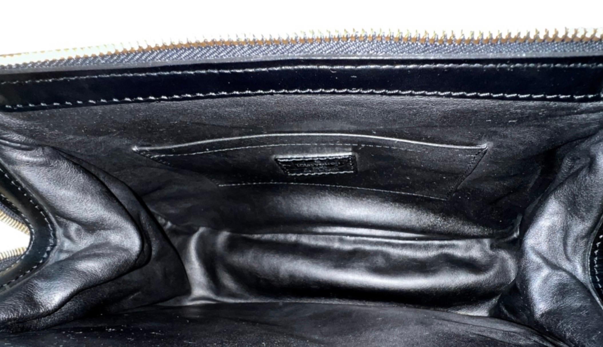 RARE Louis Vuitton Exotic Velvet & Alligator Skin LV Monogram Logo Evening Bag 5