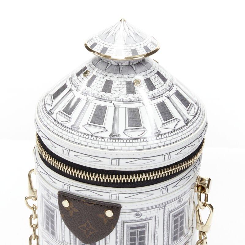 rare LOUIS VUITTON FORNASETTI 2021 Cannes Vase Architettura 3D crossbody bag For Sale 2