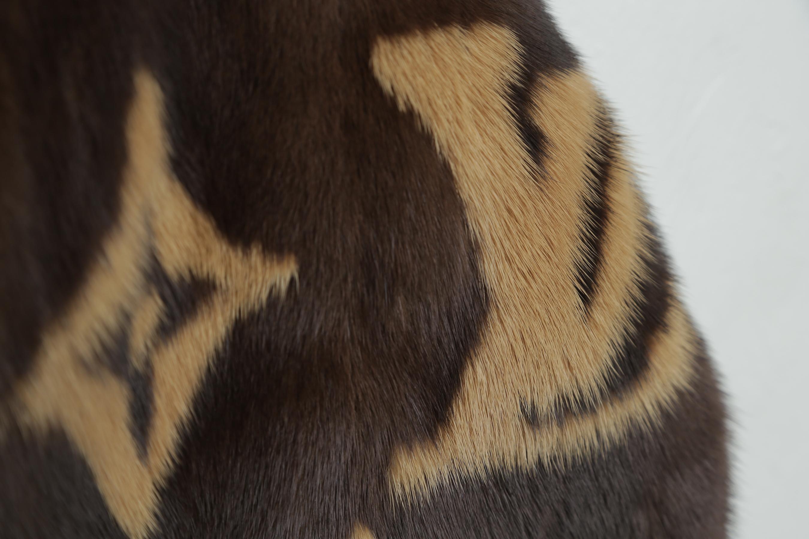 lv mink scarf