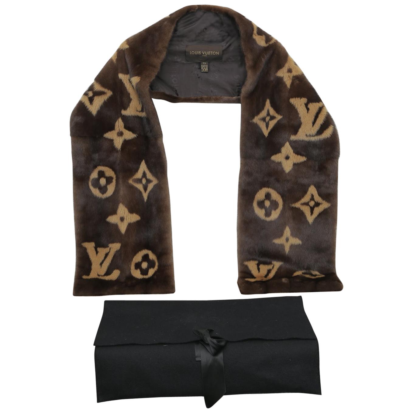 Rare Louis Vuitton Limited Edition Monogram Mink Scarf at 1stDibs | louis  vuitton mink scarf, louis vuitton fur scarf, lv mink scarf