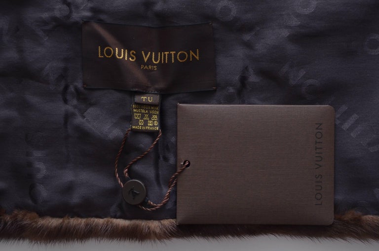 Louis Vuitton MINK Scarf RARE LARGE SIZE