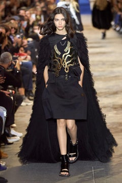 Rare Louis Vuitton Runway from 200th anniversary show - Gold accent vest jacket