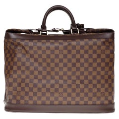 Rare Louis Vuitton Steamer travel bag in brown canvas