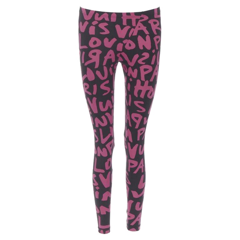 rare LOUIS VUITTON Stephen Sprouse Iconic Graffiti black neon pink