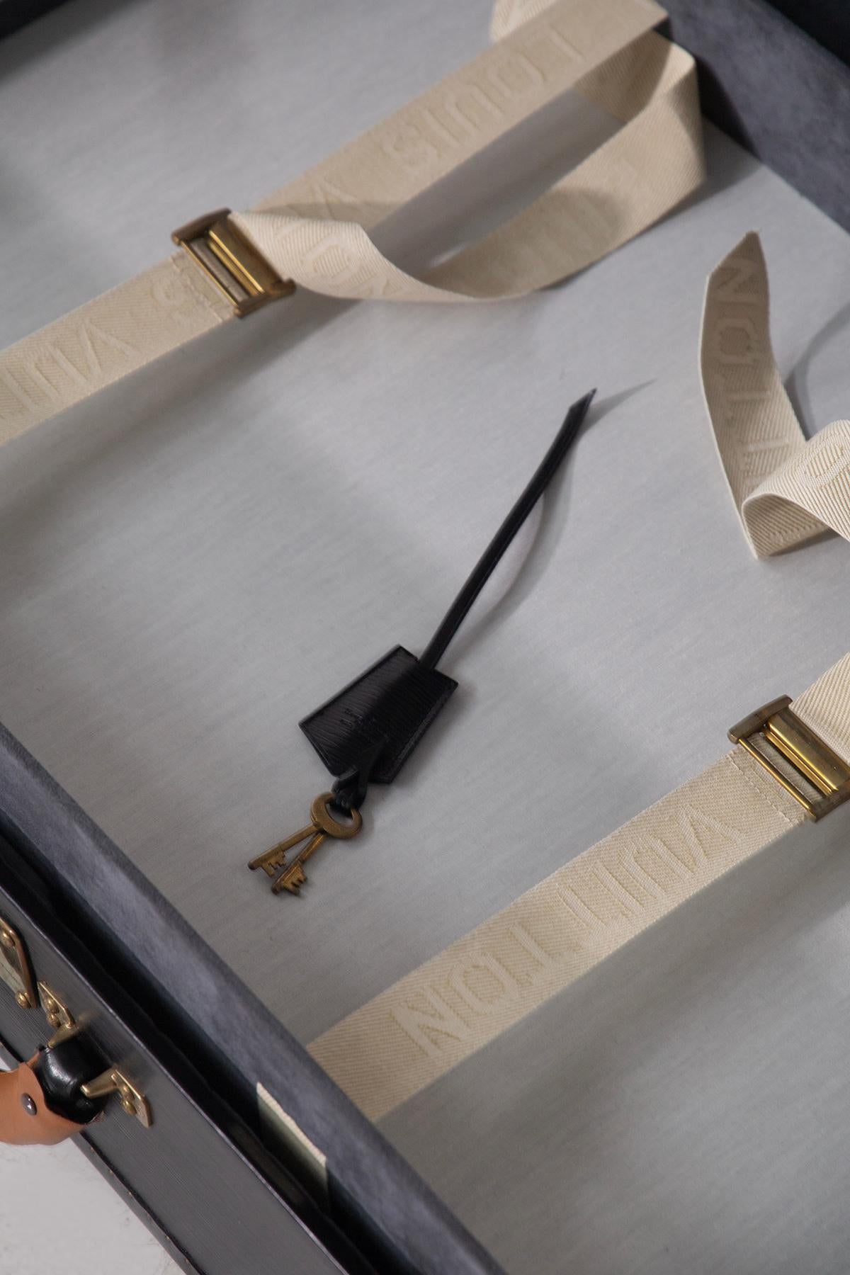 Seltenes Louis Vuitton Taigaleder, mit Kofferhülle im Angebot 8