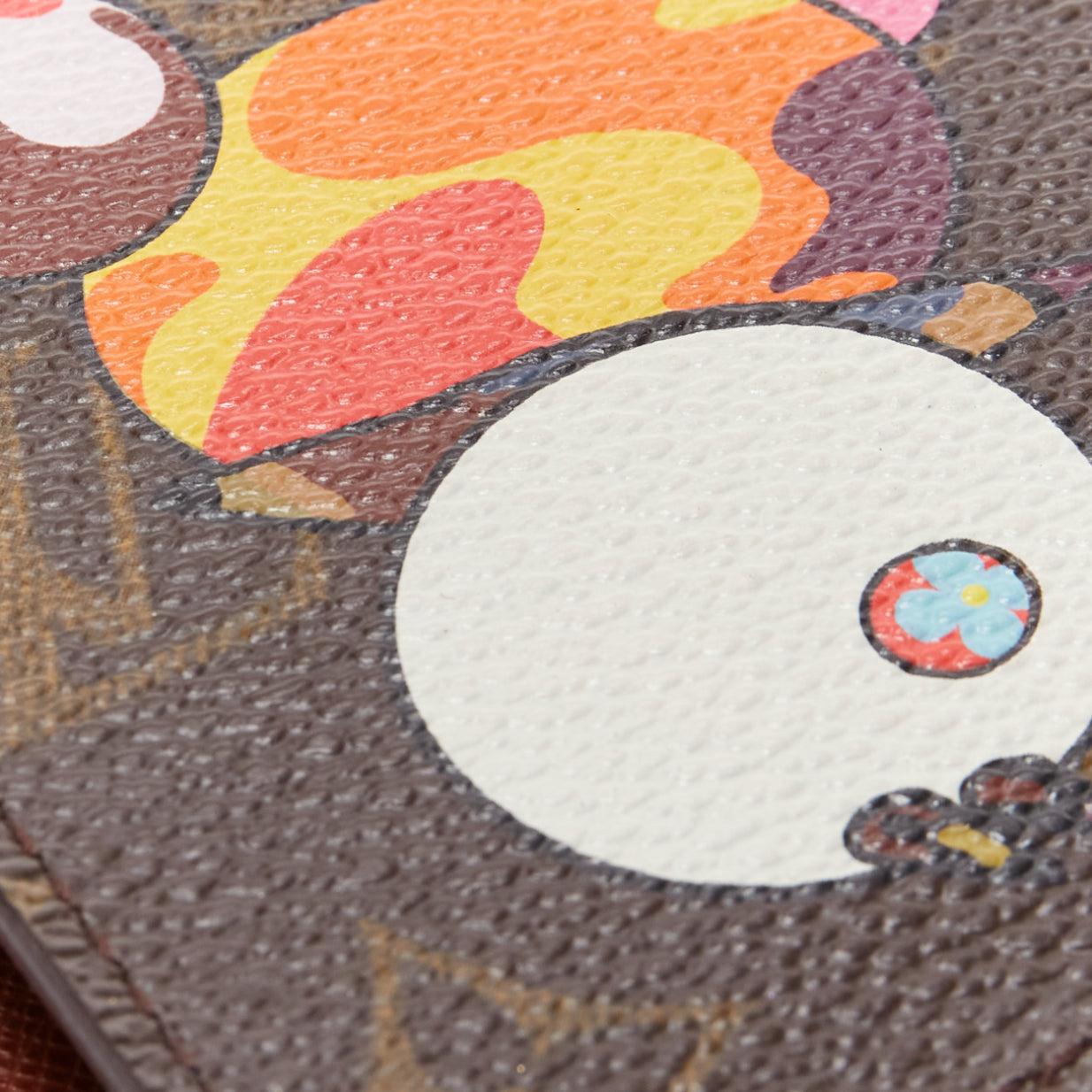 rare LOUIS VUITTON Takashi Murakami bear LV monogram bifold wallet For Sale 2