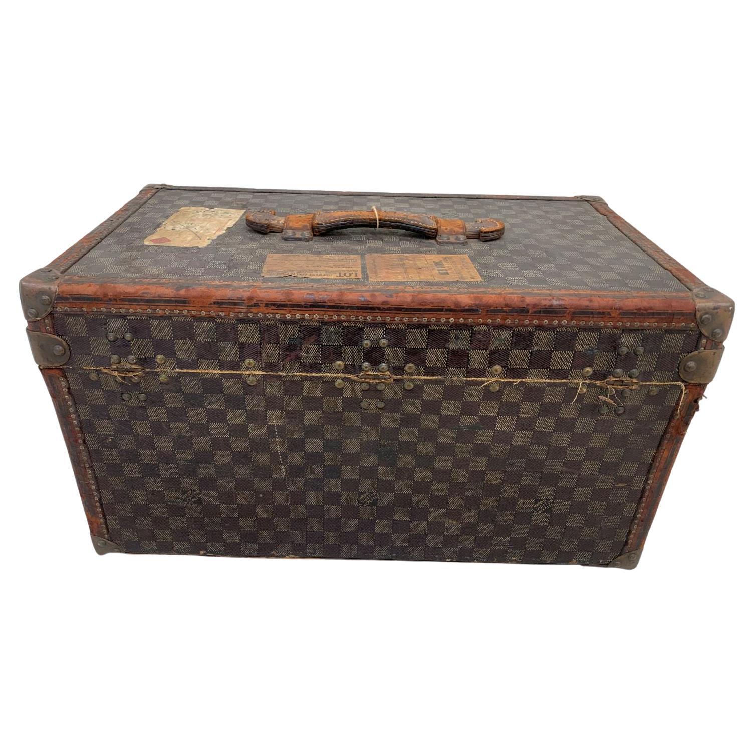 Rare Louis Vuitton Trunk in Damier Canvas, circa 1890’s 3
