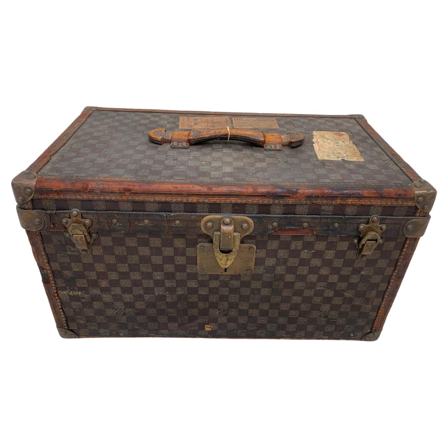 Victorian Rare Louis Vuitton Trunk in Damier Canvas, circa 1890’s