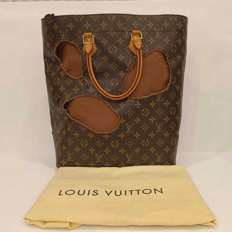 Rare Louis Vuitton x Rei Kawakubo Monogram Cut-Out Tote For