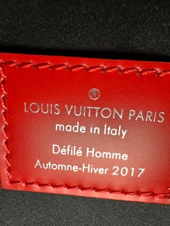 authentic Louis Vuitton x Supreme Danube FW17 Shoulder Bag Epi Leather PPM Red
