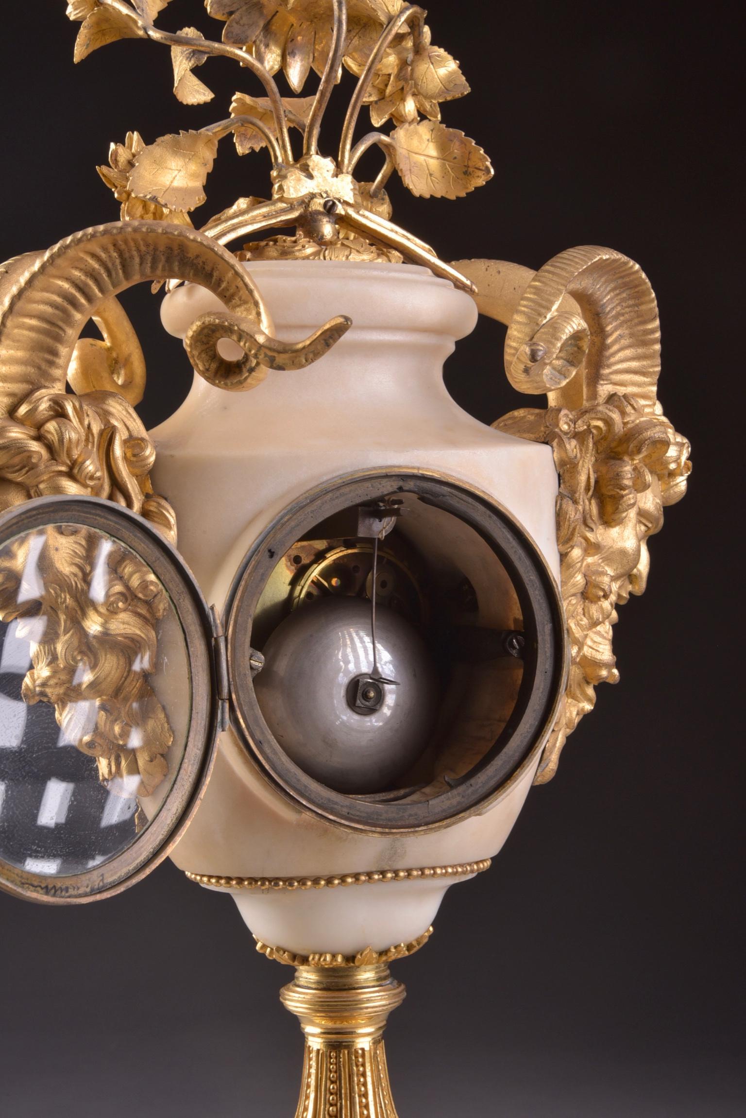 Rare Louis XVI Mantel Clock 