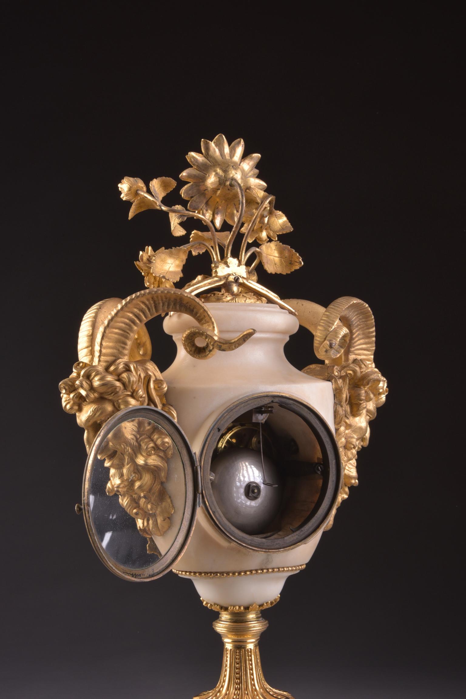 Rare Louis XVI Mantel Clock 
