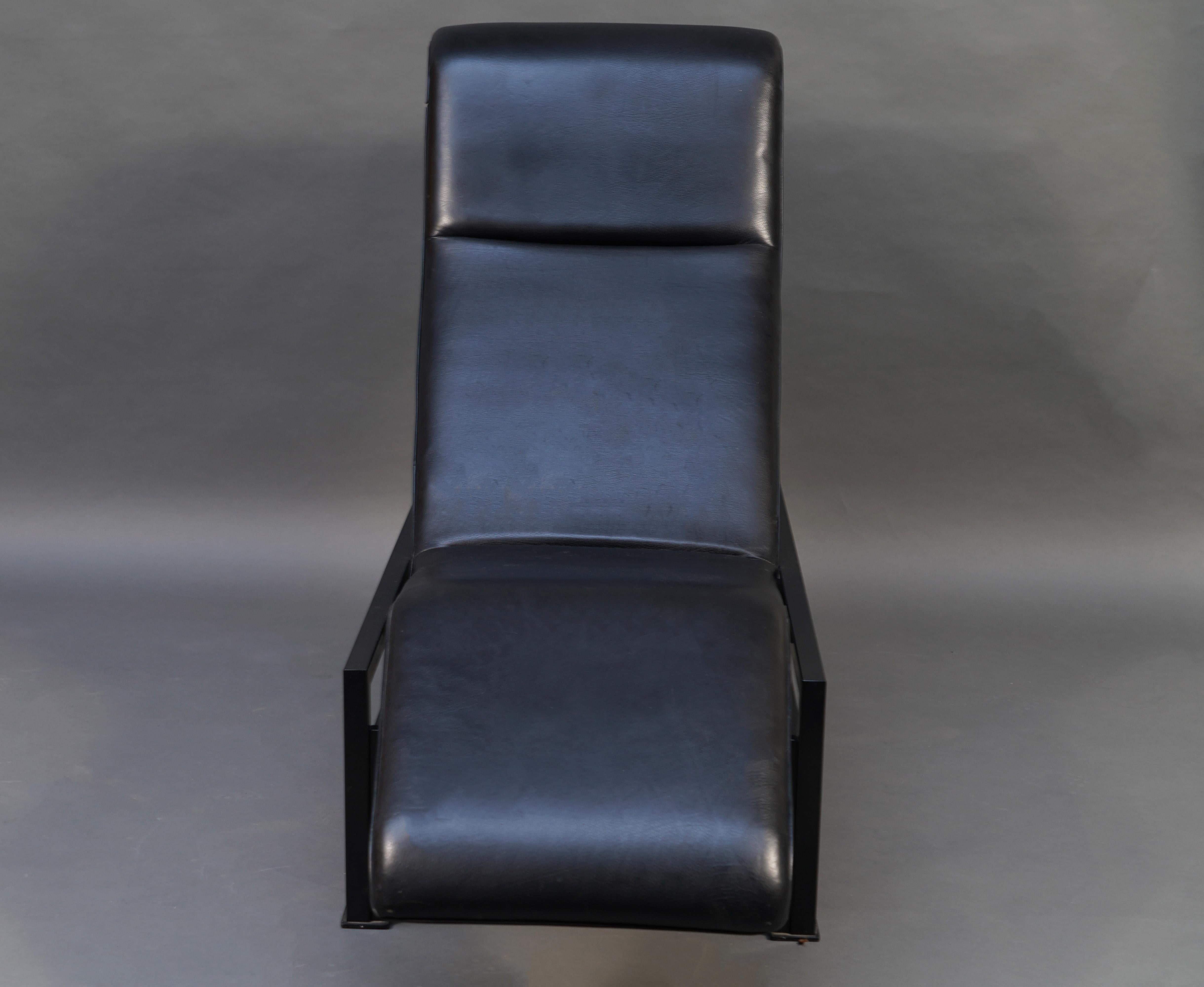 French Rare lounge chair, Artelano and Samuel Coriat, France, Circa 1986 For Sale