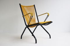 Rare lounge chair by Andre Monpoix 1950 France foldable