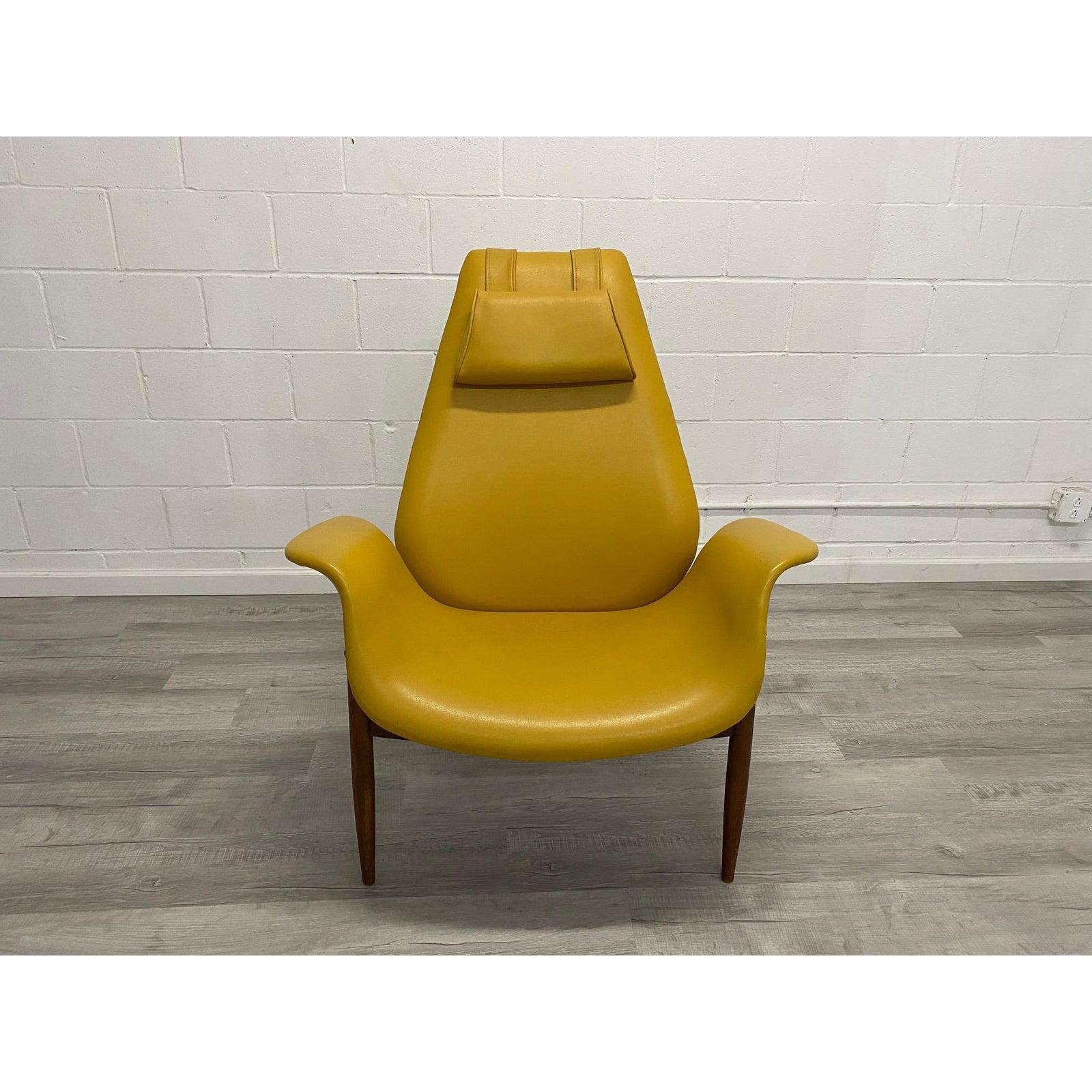 Mid-Century Modern Rare Lounge Chair by Arthur Umanoff For Sale