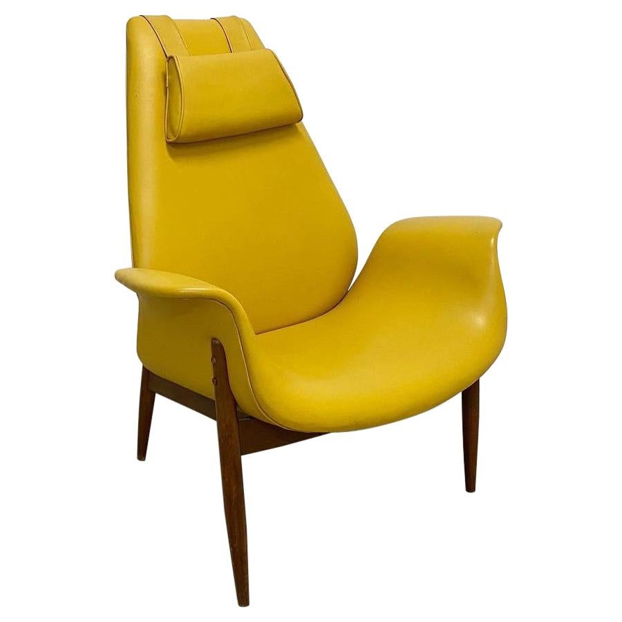 Rare Lounge Chair by Arthur Umanoff For Sale