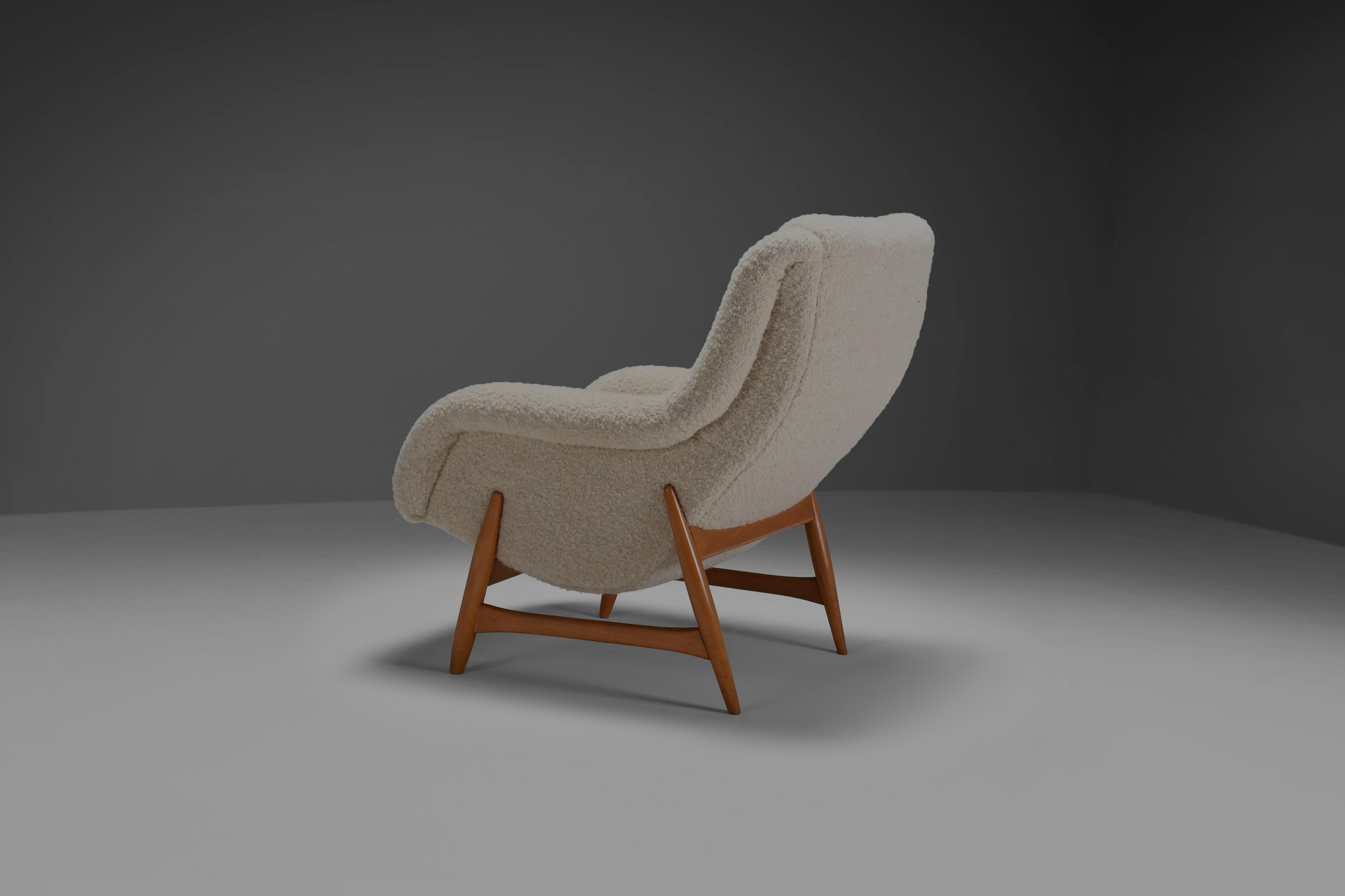 Tessuto Rare Lounge Chair di Bengt Ruda per Artifort in tessuto di lana, anni '60 in vendita