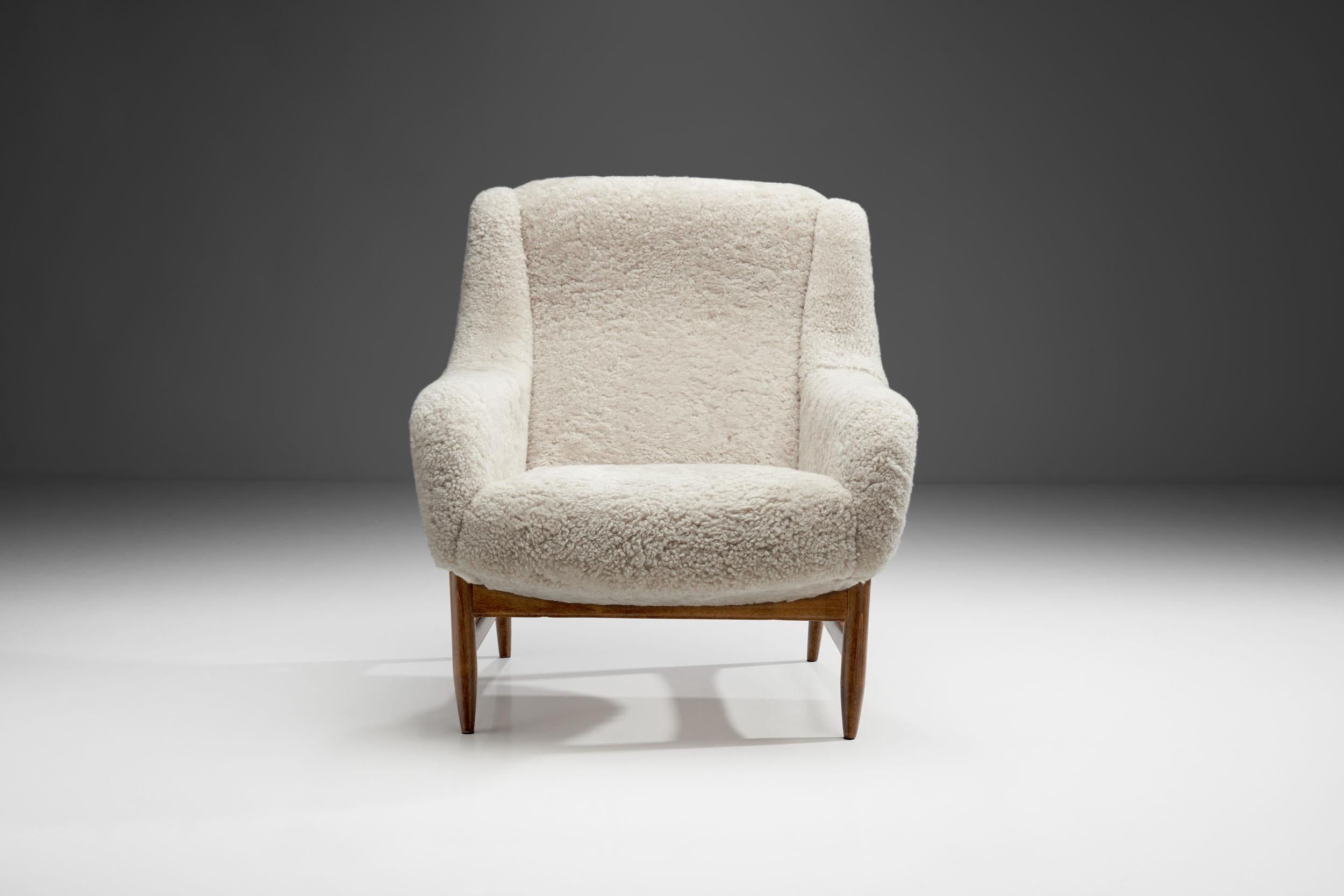 Mid-Century Modern Rare Lounge Chair by Bengt Ruda for Artifort, The Netherlands 1960s