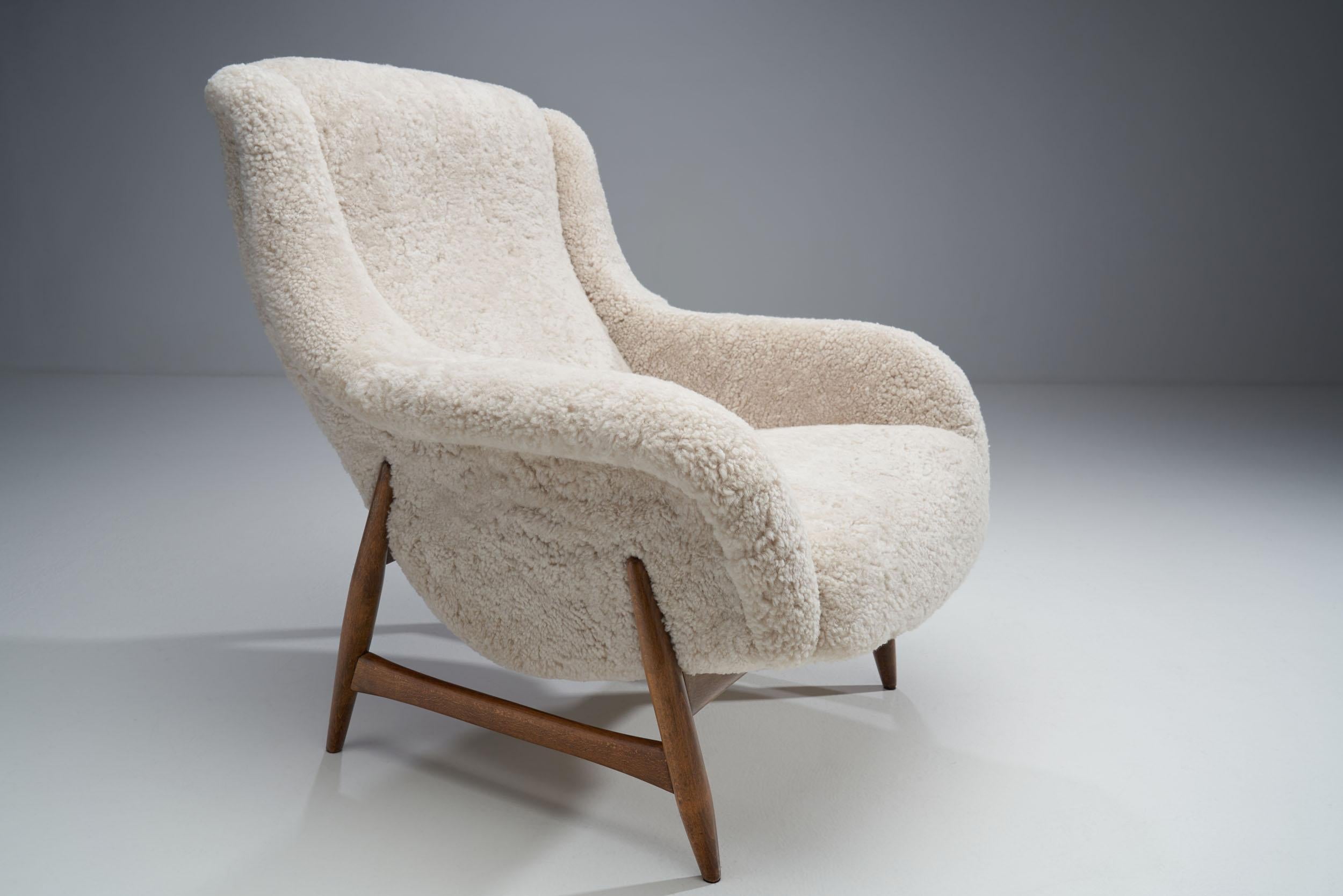 Mid-20th Century Rare Lounge Chair by Bengt Ruda for Artifort, The Netherlands 1960s