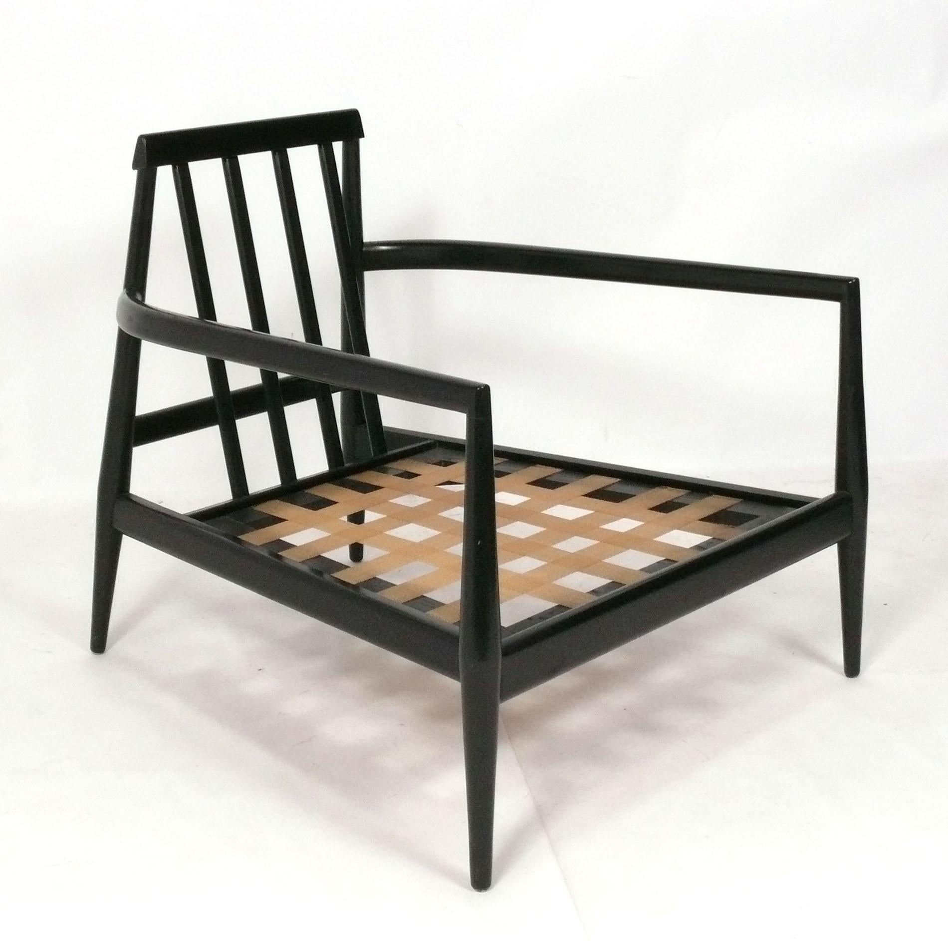 Rare Lounge Chair by Edmund J. Spence In Good Condition In Atlanta, GA