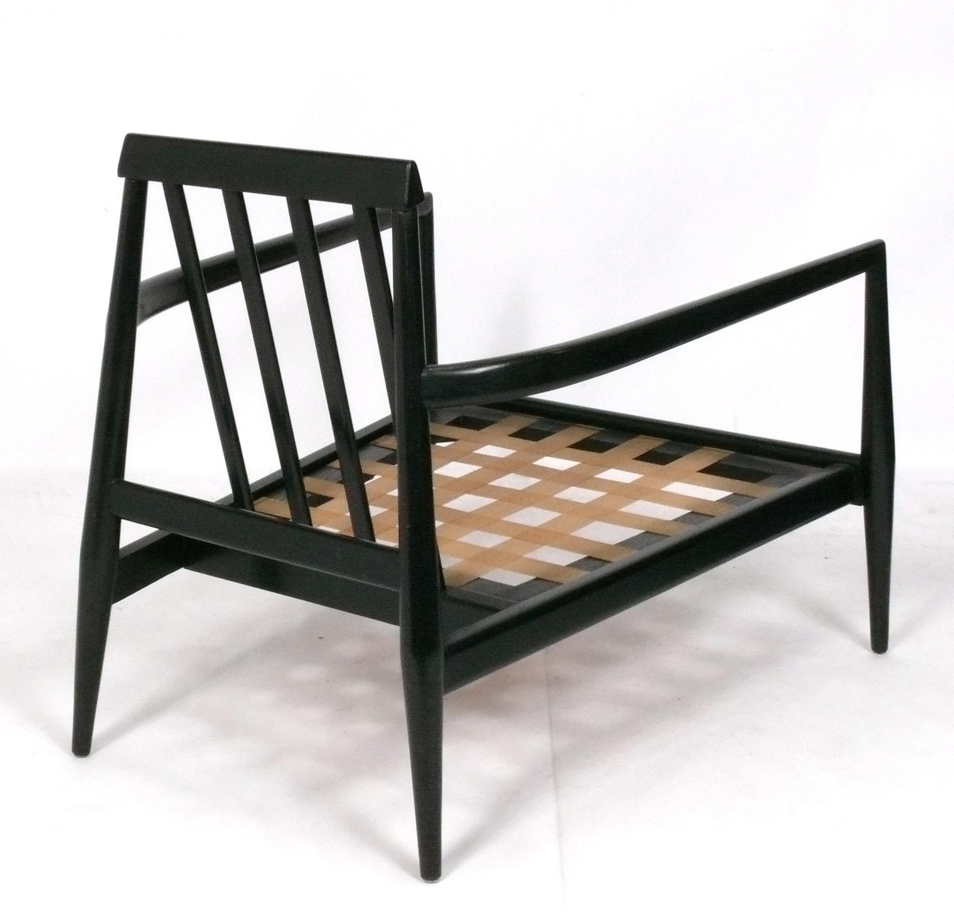 Mid-20th Century Rare Lounge Chair by Edmund J. Spence