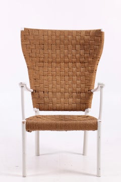 Rare Lounge Chair by Fritz Hansen, Made in Denmark, 1940s