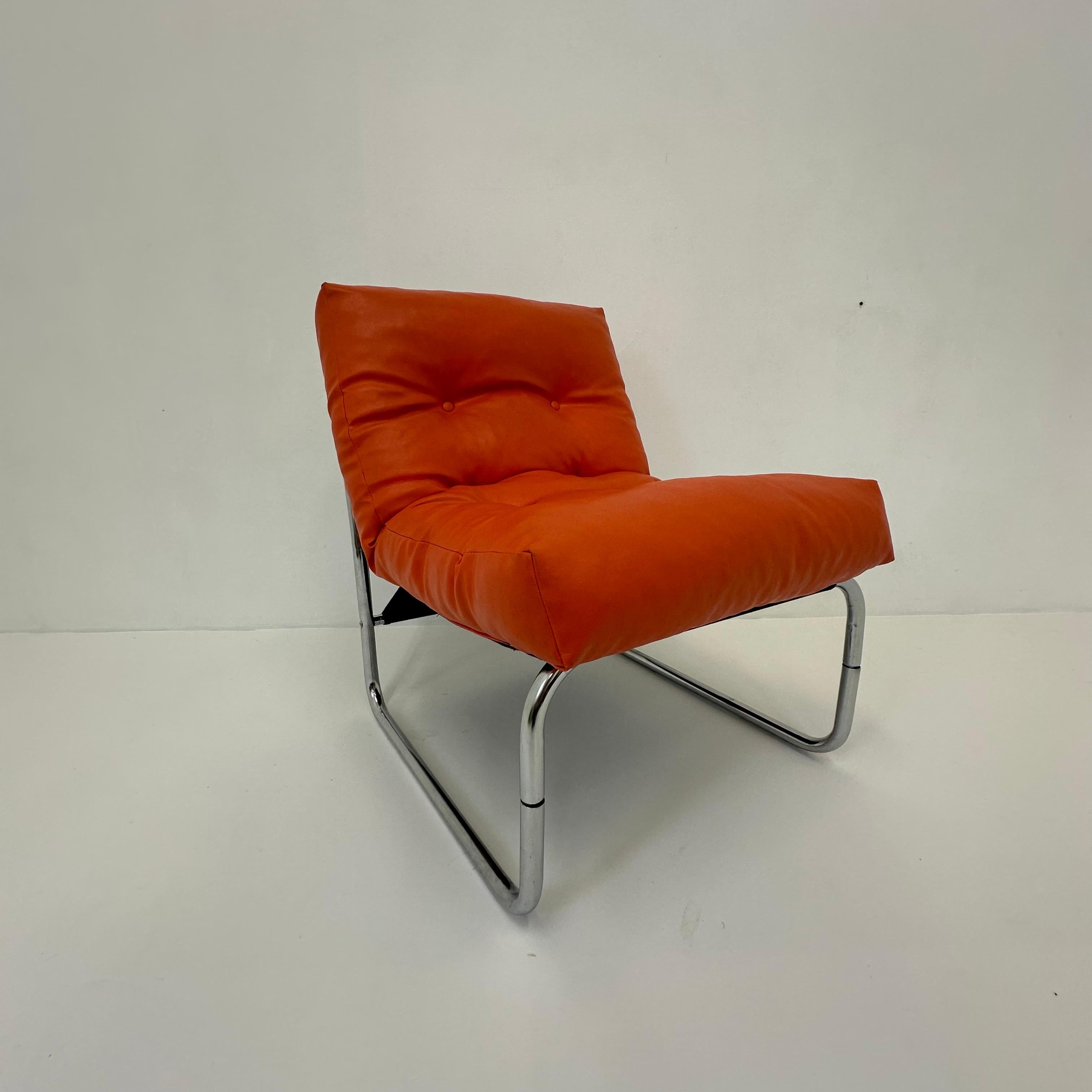 Rare lounge chair by Gillis Lundgren for Ikea, model “Pixi”, 1970s For Sale 3