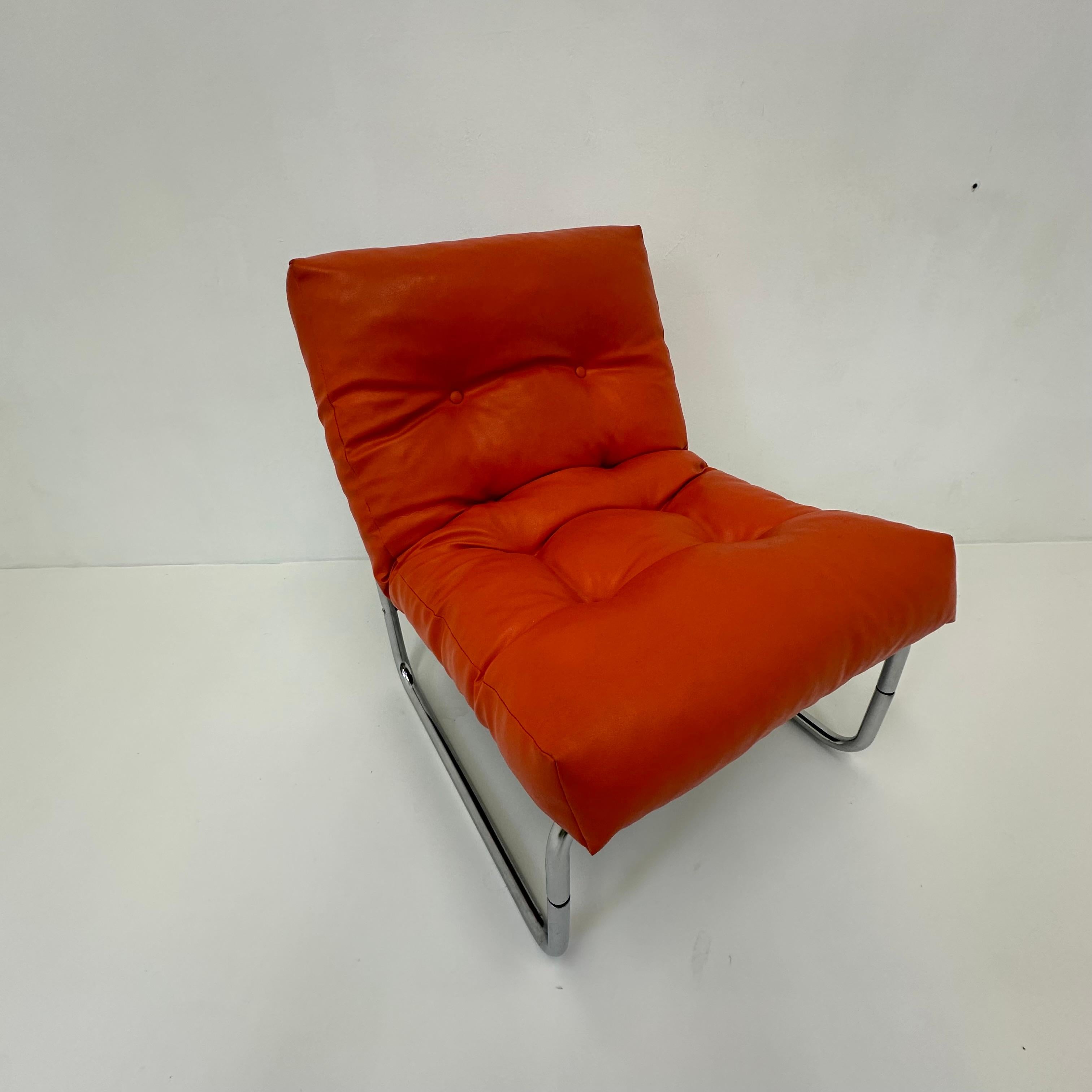 Rare lounge chair by Gillis Lundgren for Ikea, model “Pixi”, 1970s For Sale 4