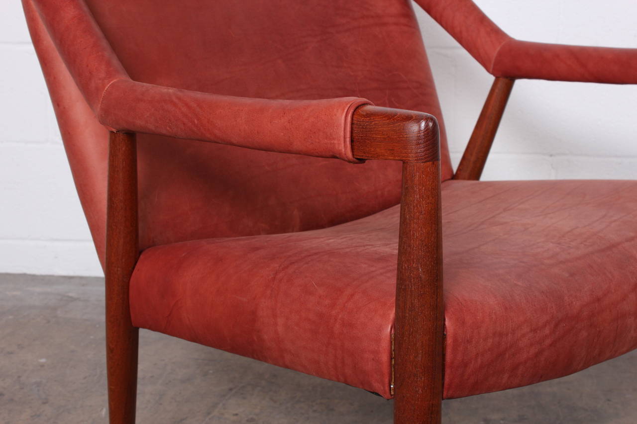 Rare Lounge Chair by Ib Kofod-Larsen 3
