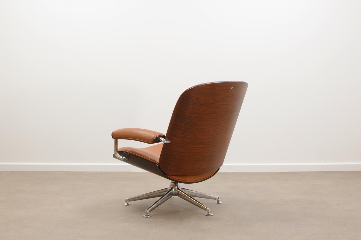 Italian Rare Lounge Chair by Ico Parisi for Mim Roma, 50s Italy For Sale