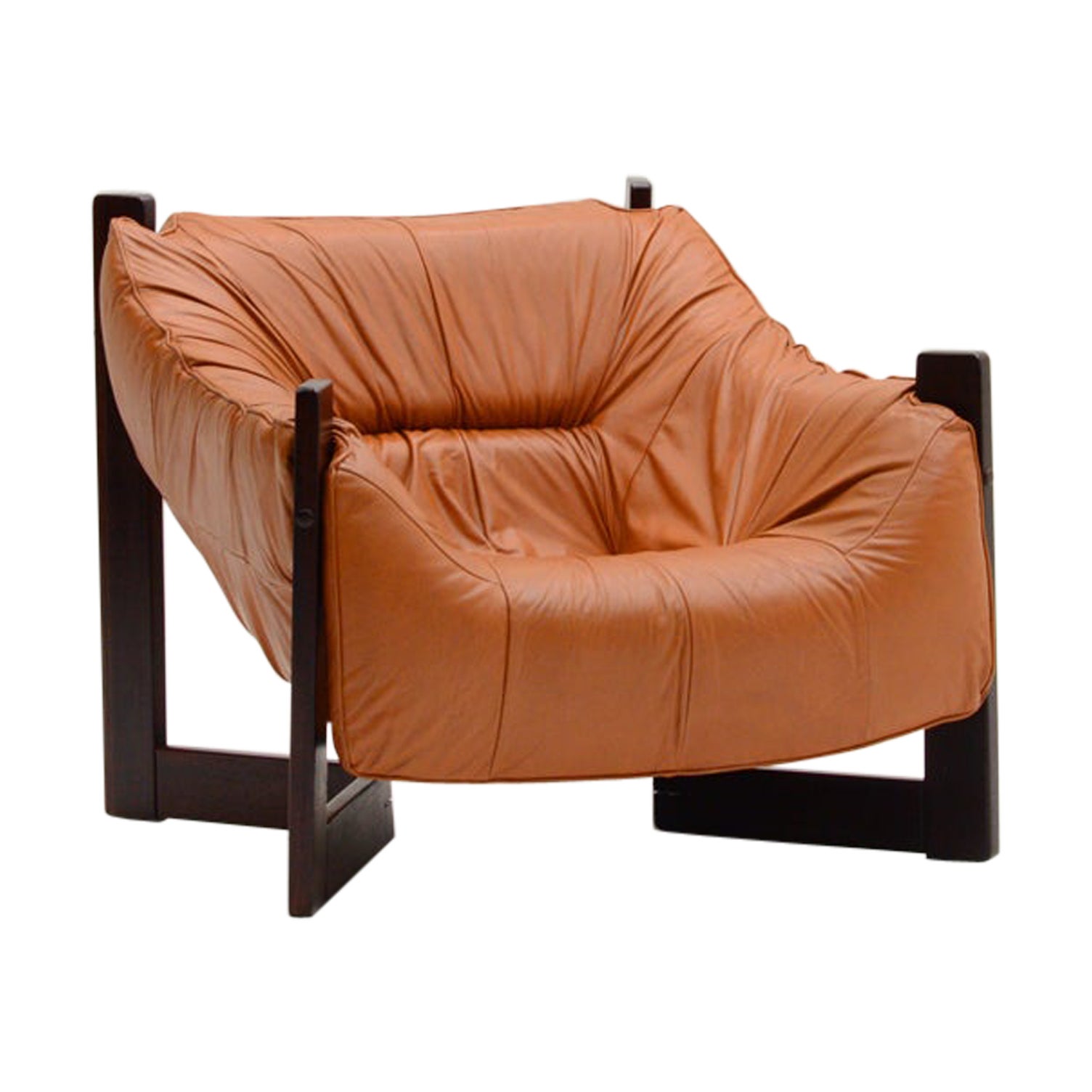 Rare lounge chair by Percival Lafer, Brazil 1970s.