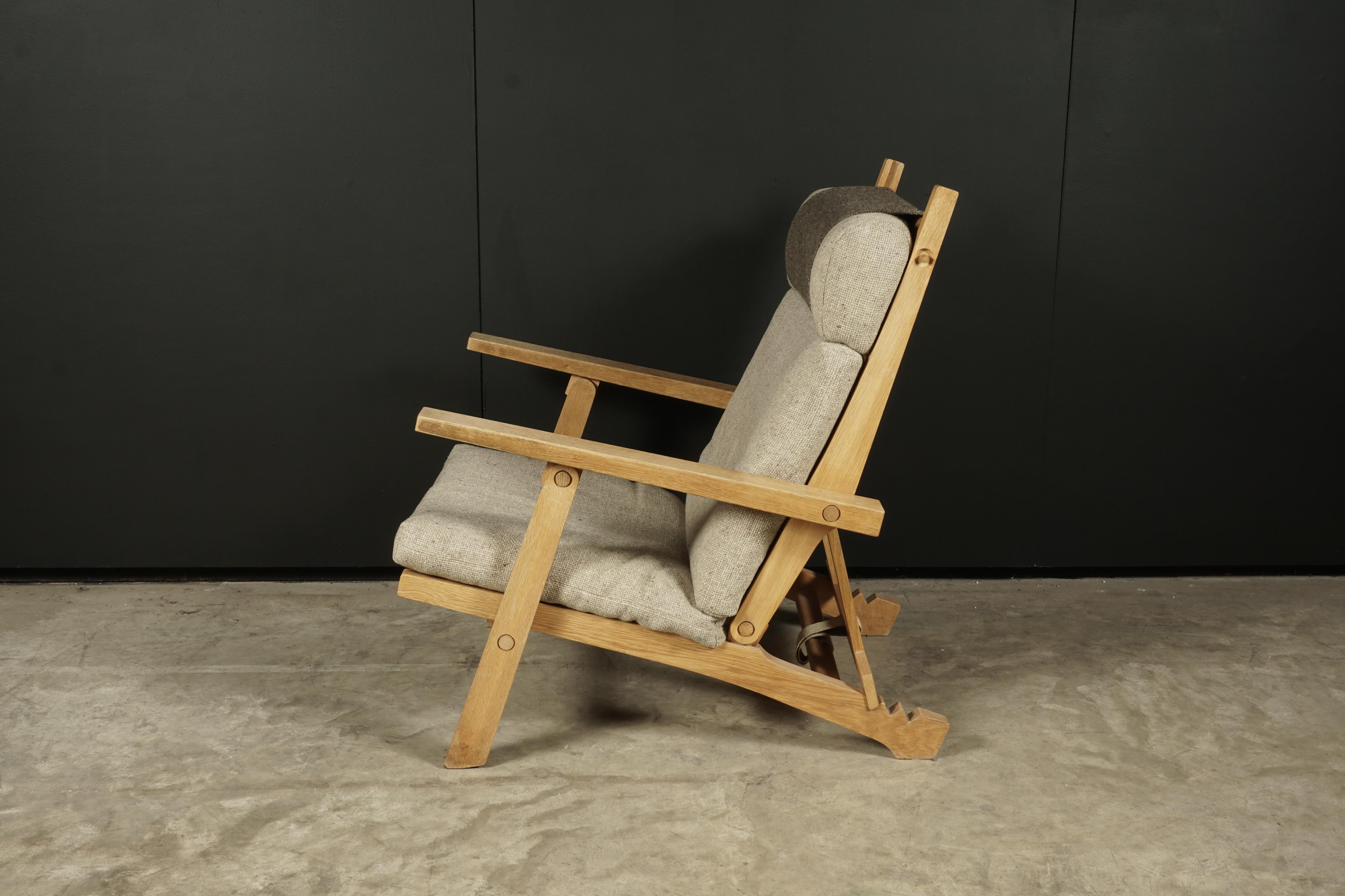 Rare Lounge Chair Designed by Hans Wegner, Model AP71, Denmark, 1968 1