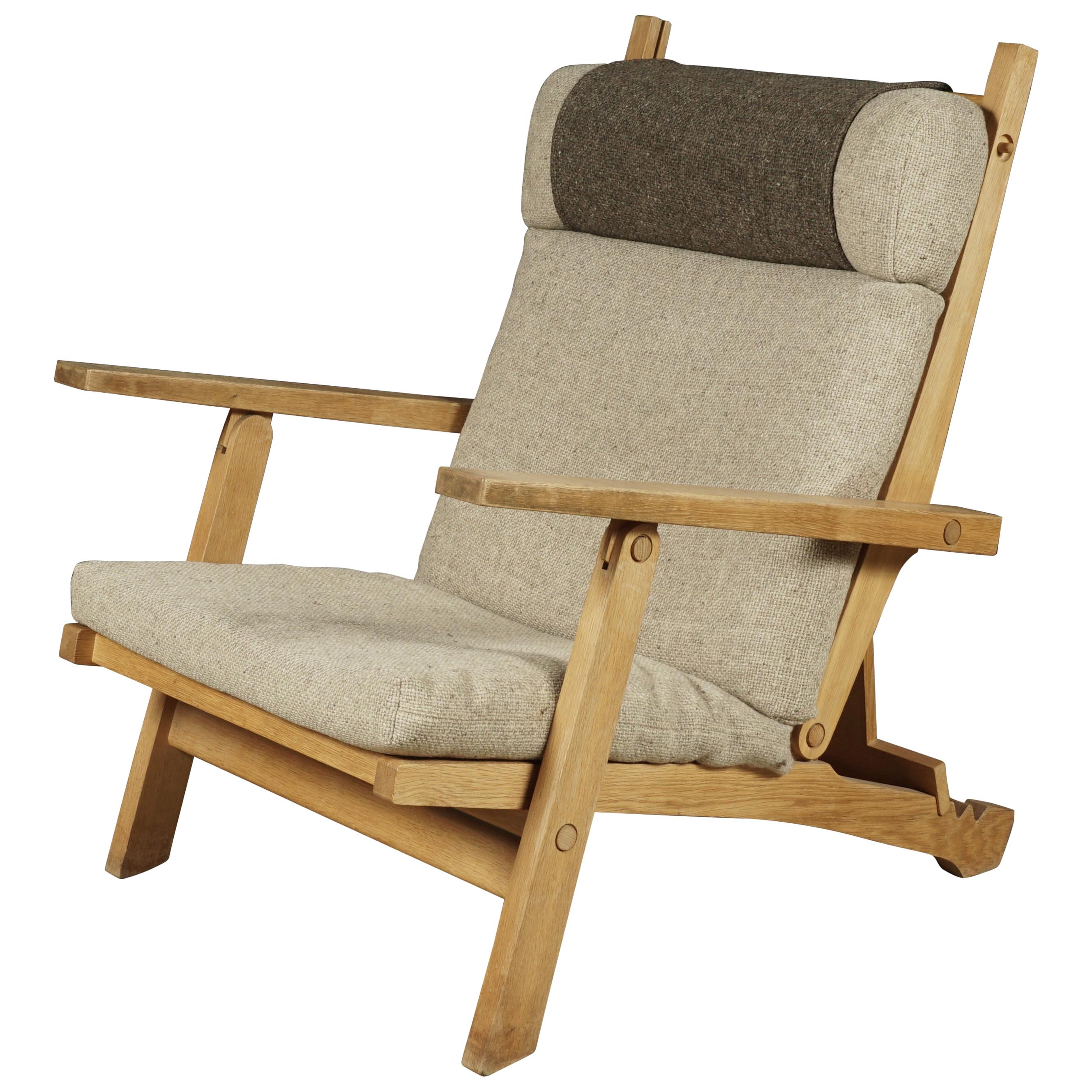 Rare Lounge Chair Designed by Hans Wegner, Model AP71, Denmark, 1968
