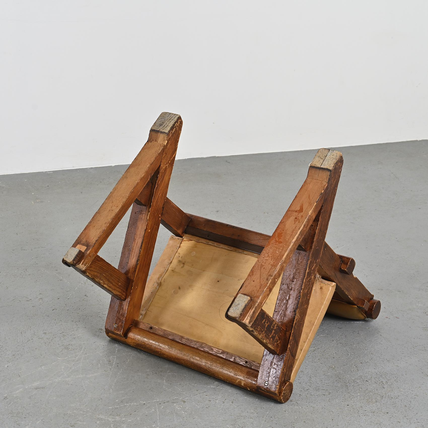 Rare Lounge Chair from Edelweiss bar, under the direction of Charlotte Perriand 4