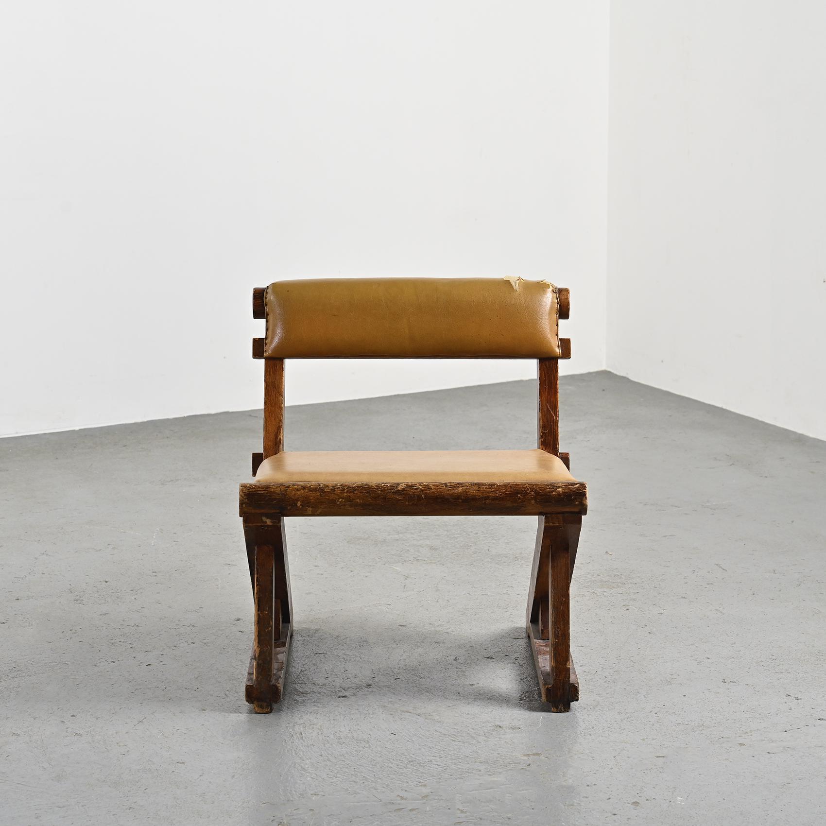 Rare Lounge Chair from Edelweiss bar, under the direction of Charlotte Perriand 5