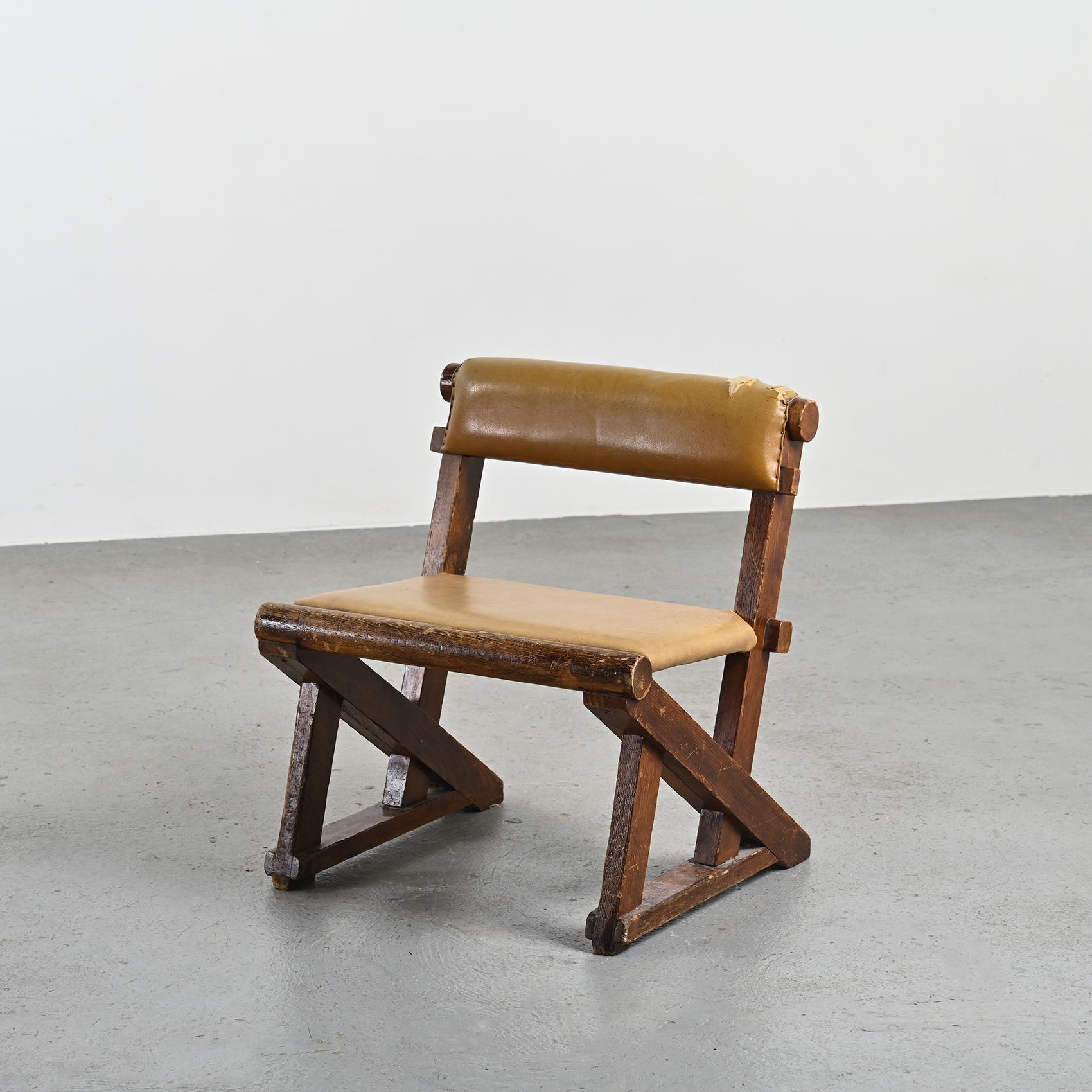 Rare Lounge Chair from Edelweiss bar, under the direction of Charlotte Perriand 8