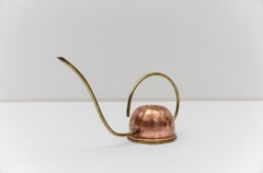 Rare Lovely Brass and Copper Watering Can, 1950s Austria