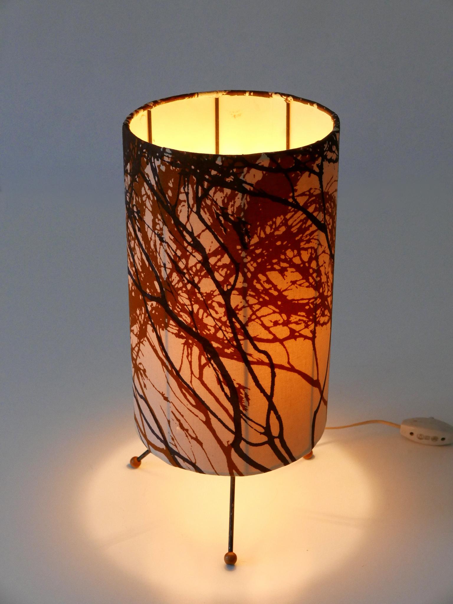 Rare & Lovely Mid Century Modern Bedside Table Lamp Austria 1950s For Sale 10